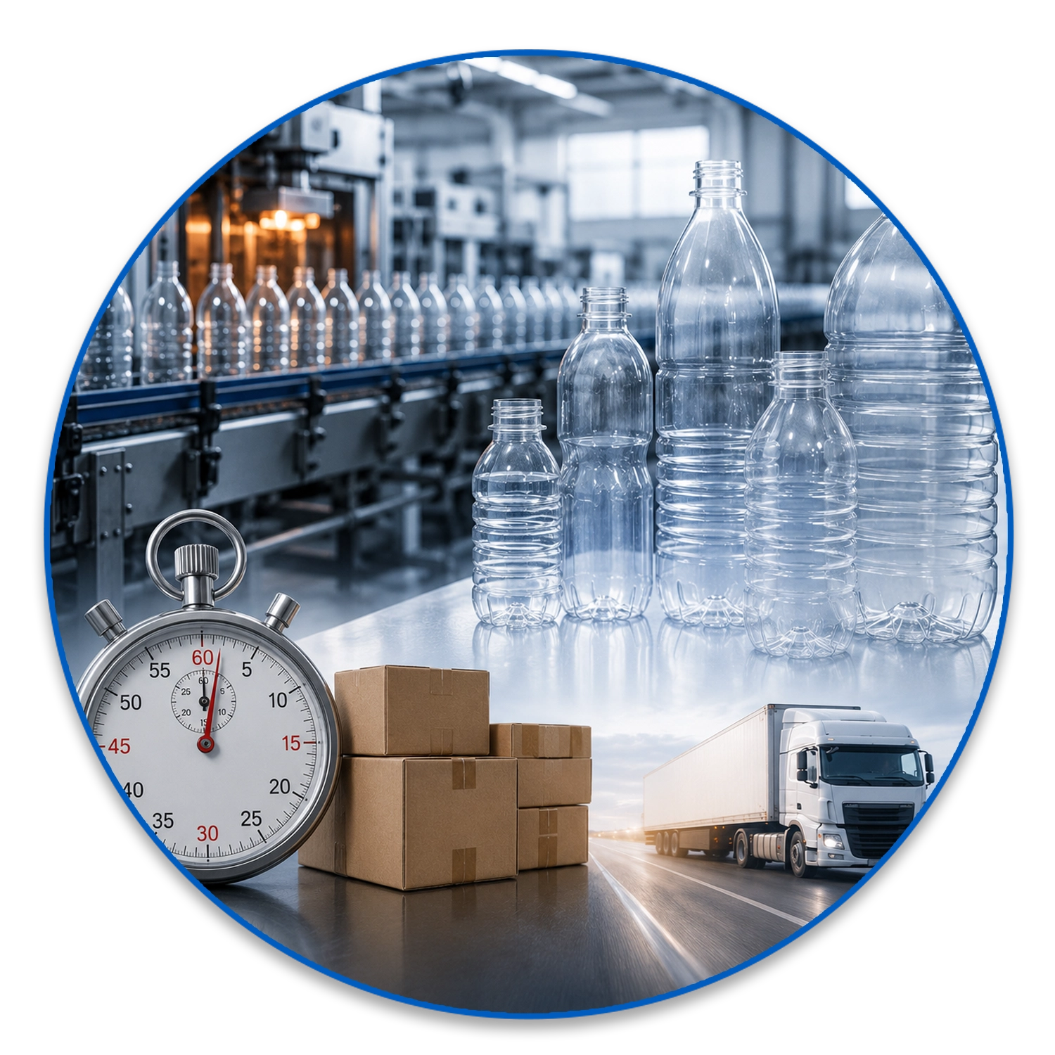 Short Lead Times for Plastic Bottle