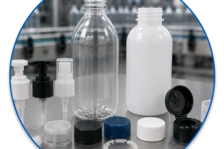 assembled components for plastic bottle packaging assembled components for plastic bottle packaging