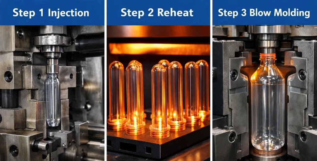 Injection Blow Molding Steps Injection Blow Molding Steps