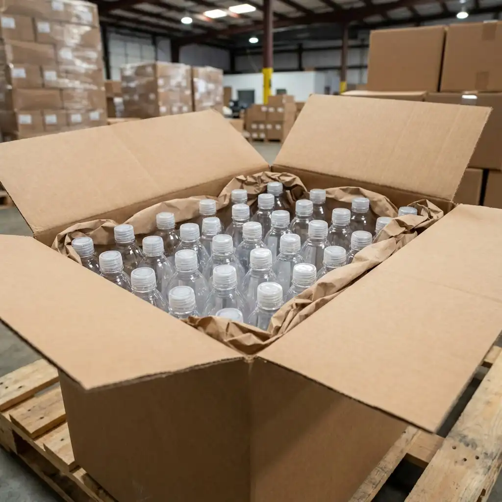Box of Custom PET Fuel Additive Bottles Box of Custom PET Fuel Additive Bottles