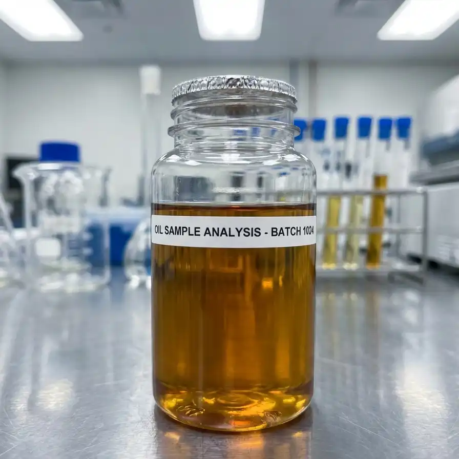 Oil Testing Bottle with Foil Lid Oil Testing Bottle with Foil Lid