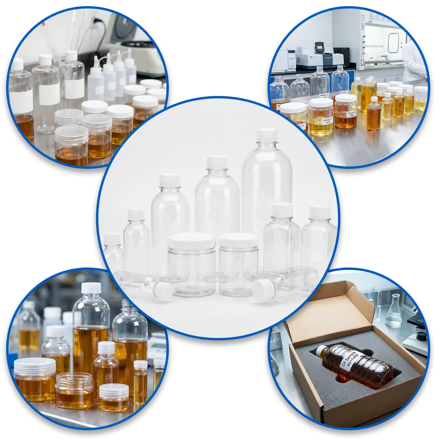 Oil Testing and Analysis Hero Graphic oil analysis packaging solutions