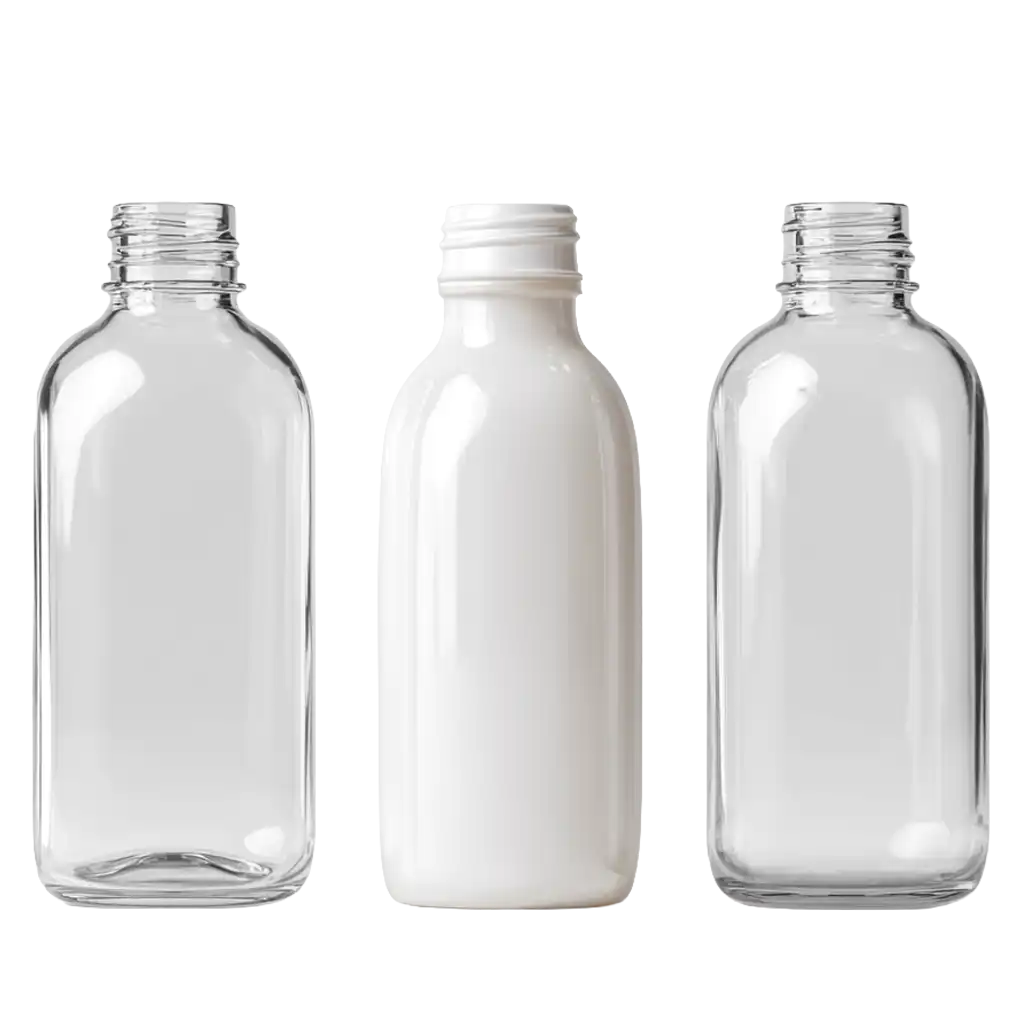 PET vs HDPE vs Glass Infographic