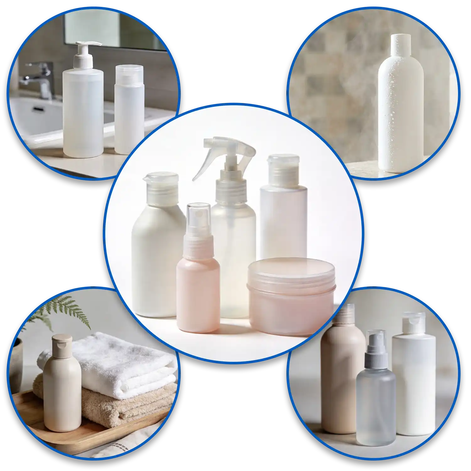 Bulk Custom Cosmetic HDPE and LDPE Plastic Bottles Bulk Custom Cosmetic HDPE and LDPE Plastic Bottles