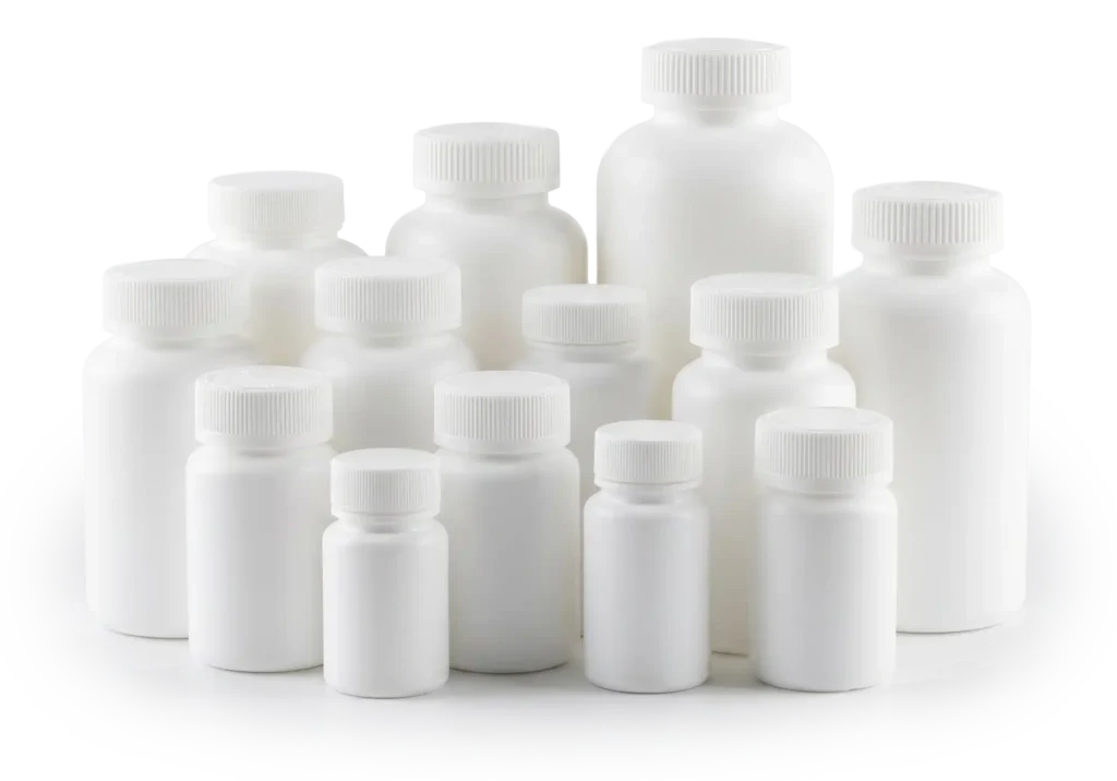 Pharmaceutical and Supplement Bottle Assorted Sizes Pharmaceutical and Supplement Bottle Assorted Sizes